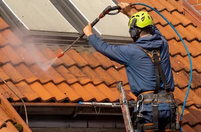 Démoussage et hydrofuge de toiture à Guiseniers